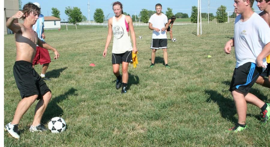 Soccer team sets high goals